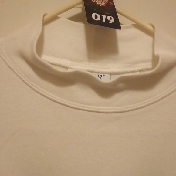 Blair White Long Sleeve Loose Neck Sweater - Size Large - Picture 3 of 6